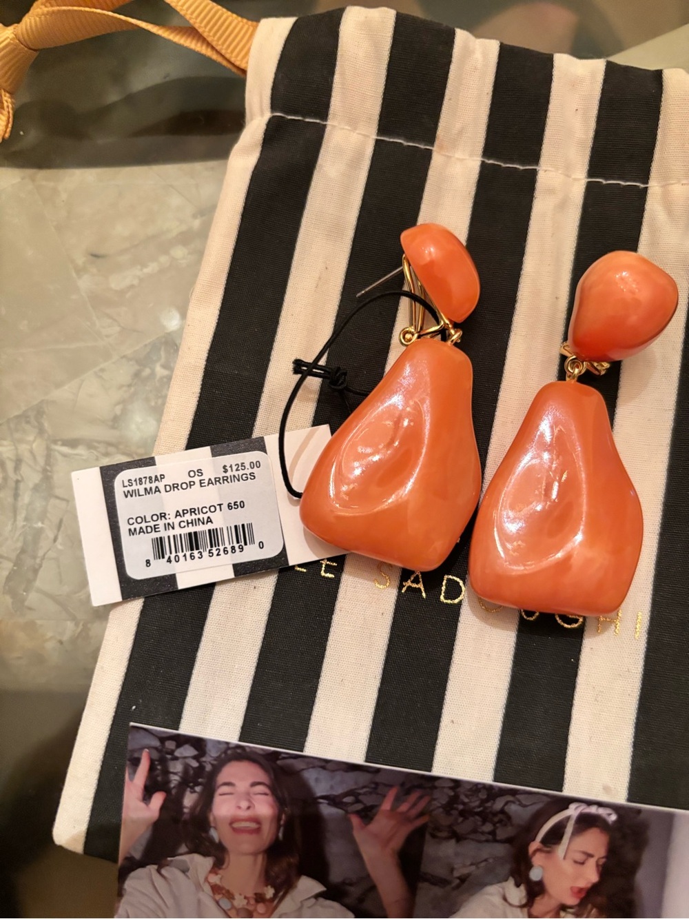 Lele Sadoughi Drop Bold Earrings